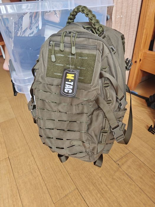 M-Tac рюкзак Mission Pack Laser Cut 25л Olive - міський тактичний, штурмовий рюкзак
