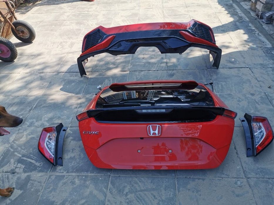 Honda Civic X 10 2016 - 2021 року Бампер Капот Крило Фара Телевізор Підсилювач Радіатори Захист Підкрилок весь комплект РОЗБОРКА / ЗАПЧАСТИНИ