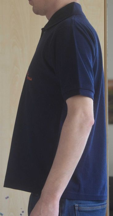 Granatowa koszulka polo Lacoste rozm.L