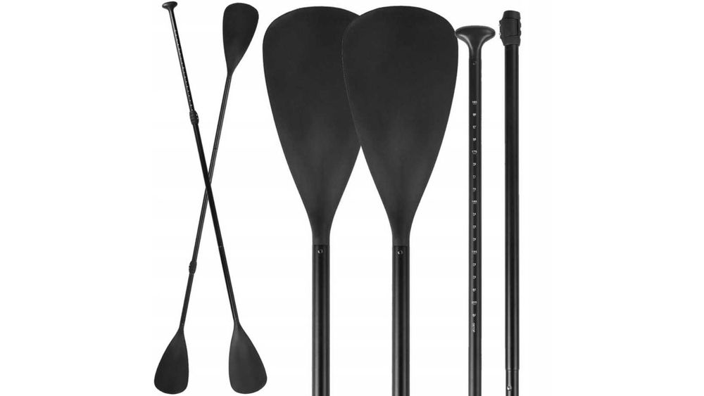 SKŁADANE WIOSŁO KAJAKOWE DO DESKI sup 2w1 regulowane 4-cześciowe 229cm