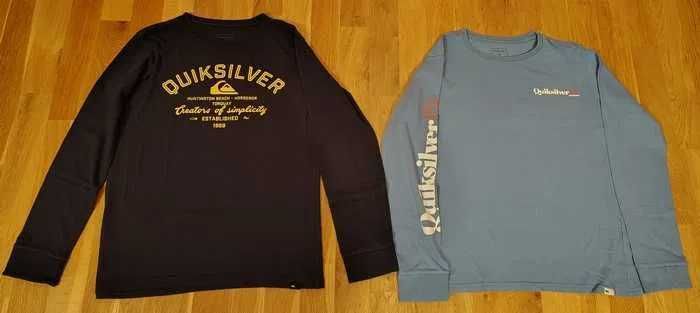 bluzka dla chłopca firmy Quiksilver z długim rękawem niebieska 152/158