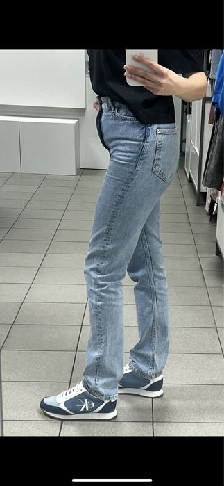 Штаны голубые