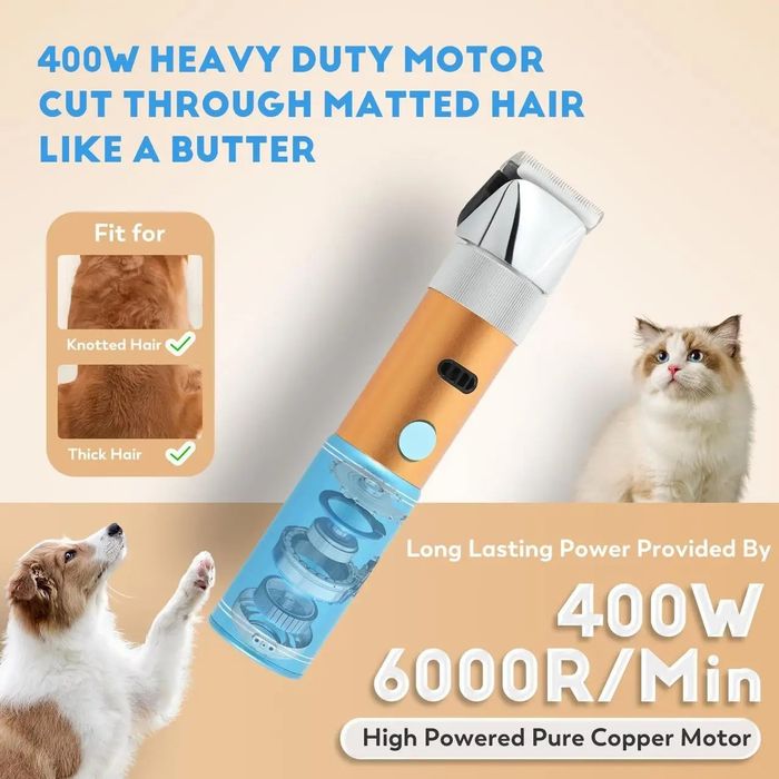 Професійний тример для вовни ваших домашніх улюбленців  CGOLDENWALL