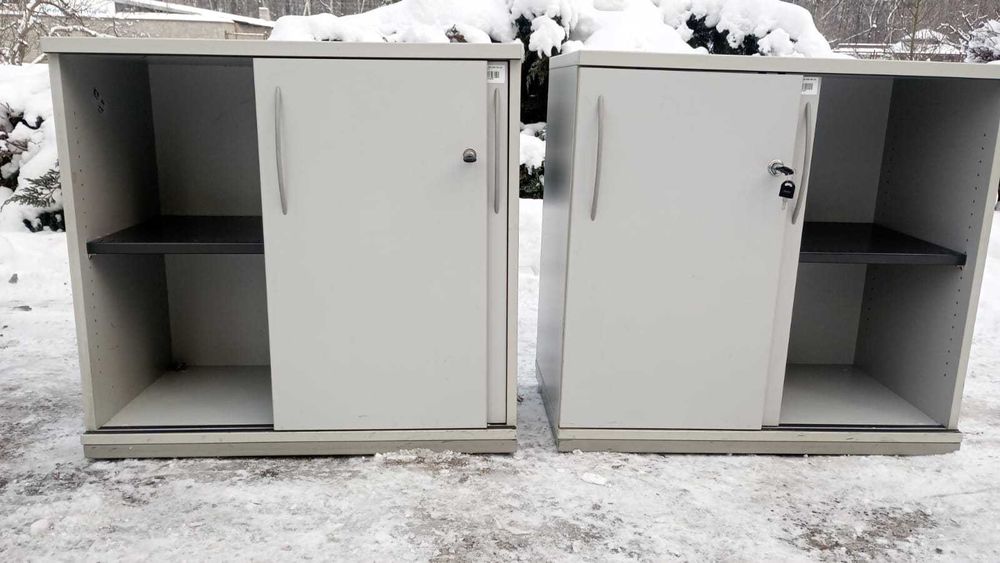 Komoda aktowa szara 80cm komody szafy aktowe biuro dom szkoła