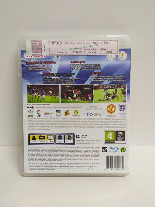 Video Jogo"PES 2014" Pfo Evolution Soccer 2014 - PlayStation 3