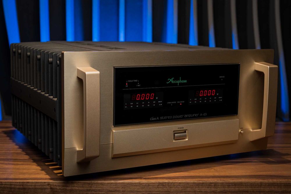 Accuphase A-65 stereofoniczna końcówka mocy w klasie A wzmacniacz
