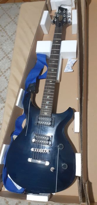 Guitarra eletrica Stagg Azul