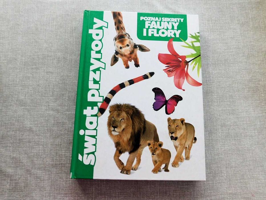 Świat przyrody Poznaj sekrety fauny i flory PIĘKNA duża ciężka