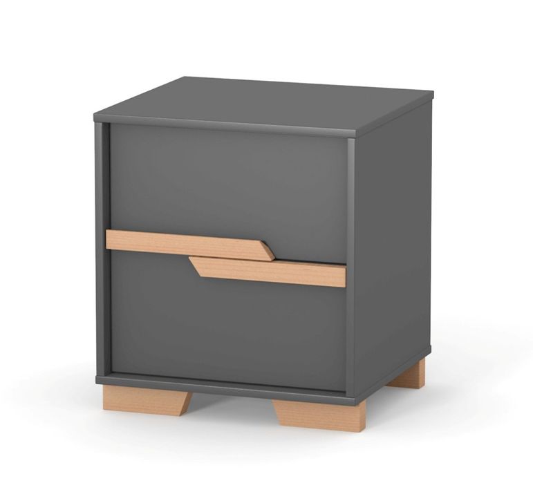 Тумбочка Сіетл антрацит-бук