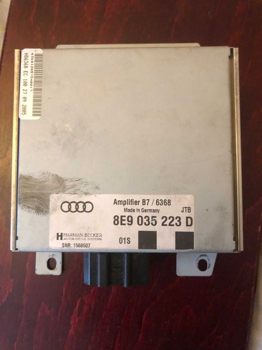 oryginalny wzmacniacz audi