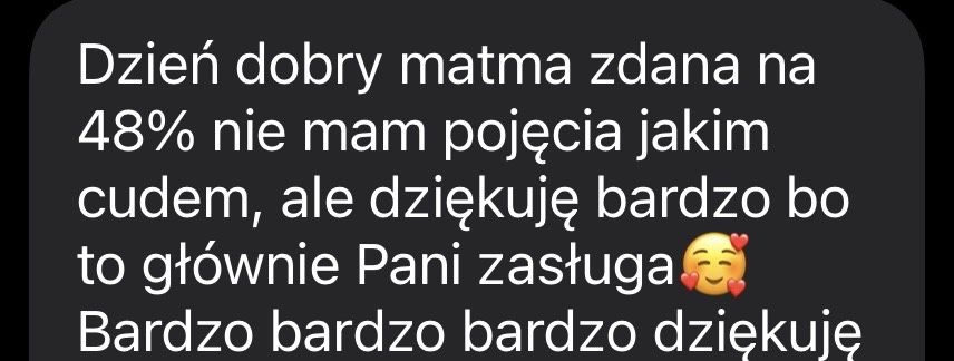 Korepetycje z matematyki, przygotowanie do matury, poprawek