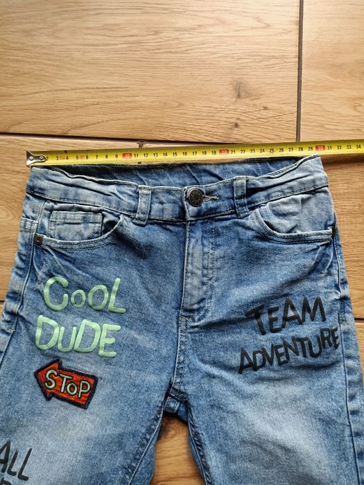 Spodnie jeansowe chłopięce rozm. 134 wiek 8-9lat