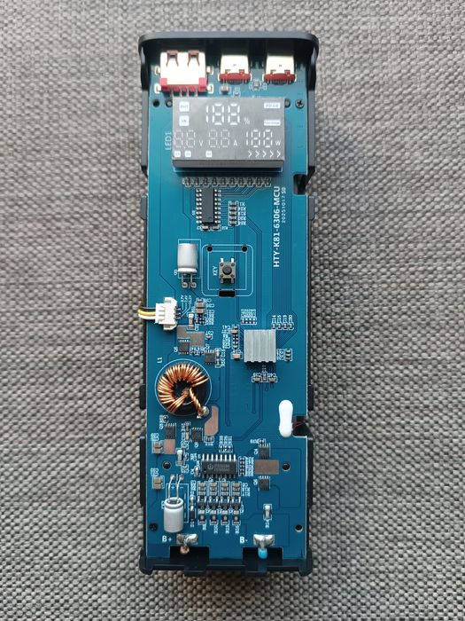 Power bank PD 100W, 20000 мАг, з АКБ LG M50LT, 4*21700, повербанк