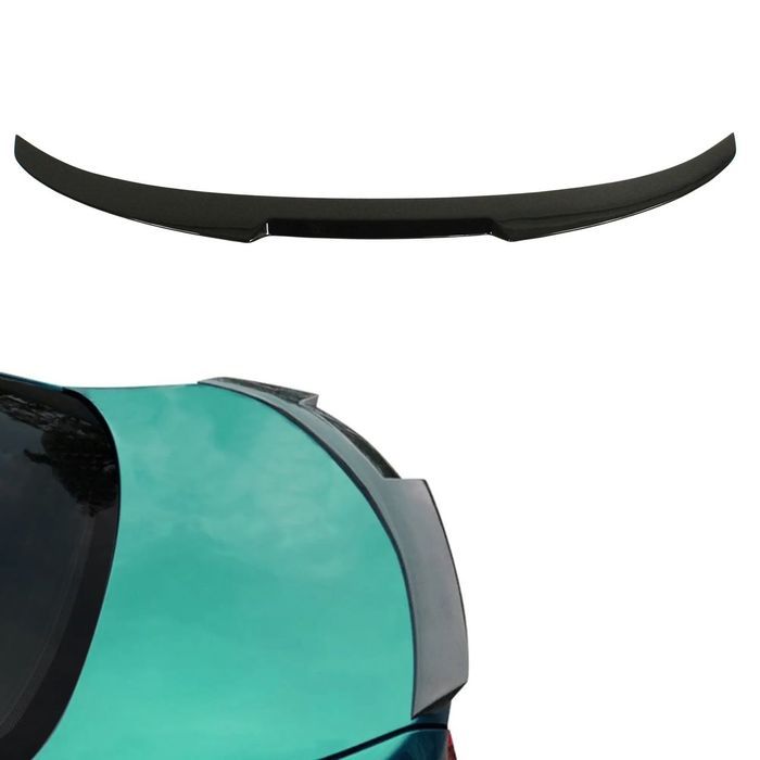 Aileron / lip / spoiler traseiro em preto piano brilhante para BMW serie 5, F10 2010-2017 M4 Look em plástico ABS
