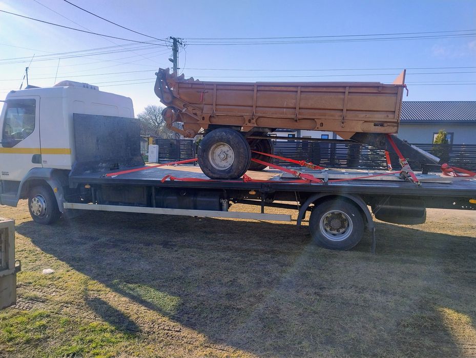 Laweta pomoc drogowa transport maszyn 7 ton