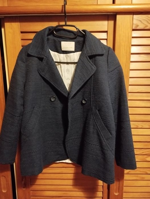 Blazer azul escuro menina Zara