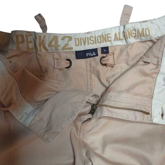 Карго штани Fila на утяжках baggy широкі Divisione Alpinismo military