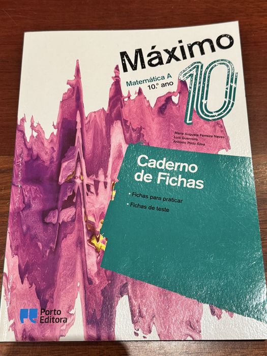 caderno de atividades matemática 10 ano “Máximo 10”