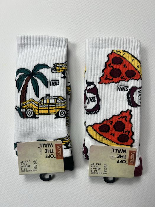 Шкарпетки Vans з яскравими принтами - топ якість, розмір 38-42