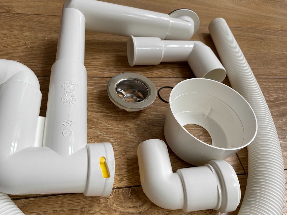Syfon z elastyczną rurką RÄNNILEN Ikea, 1 komora