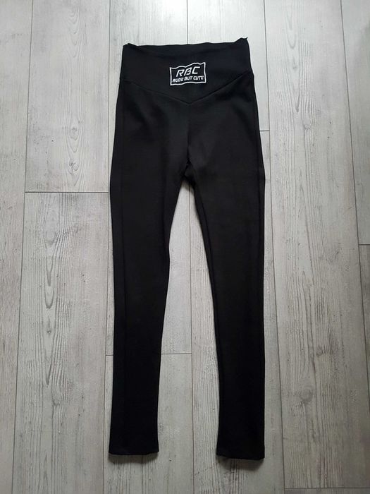 Rude But Cute Czarne legginsy S