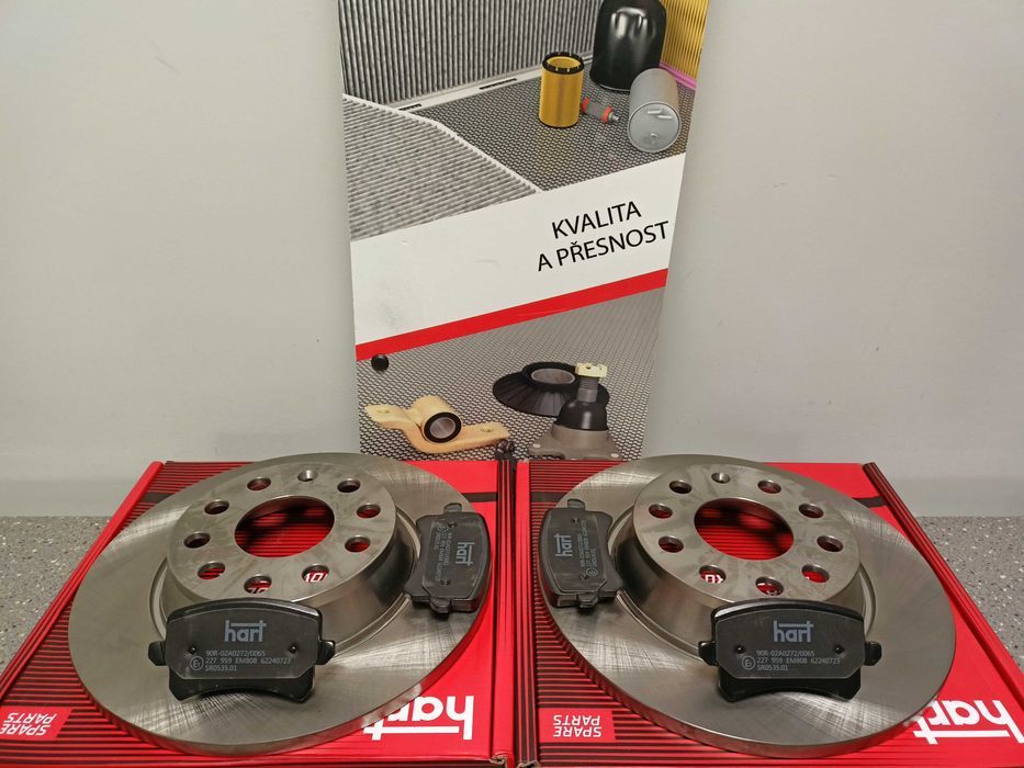 VW Passat B6,Leon,Octavia 3 Tarcze hamulcowe tył+klocki.> PROMOCJA !!!