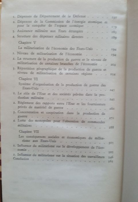 R. Faramazian - U.S.A., Militarisme et Économie