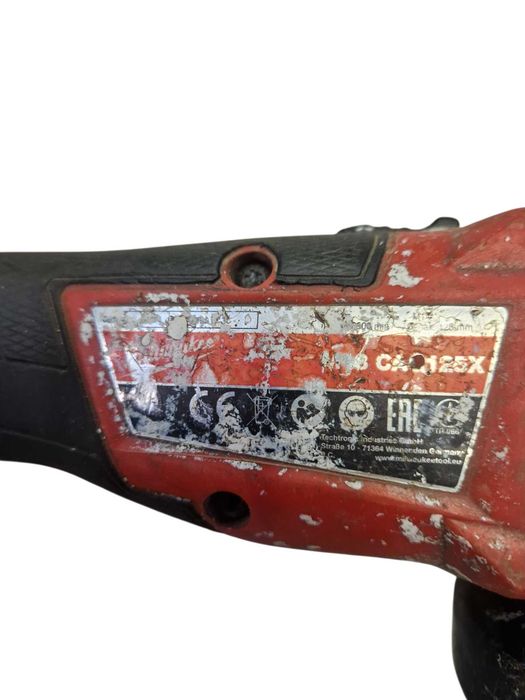 Szlifierka akumulatorowa Milwaukee M18 CAG125x+ aku 5.5Ah