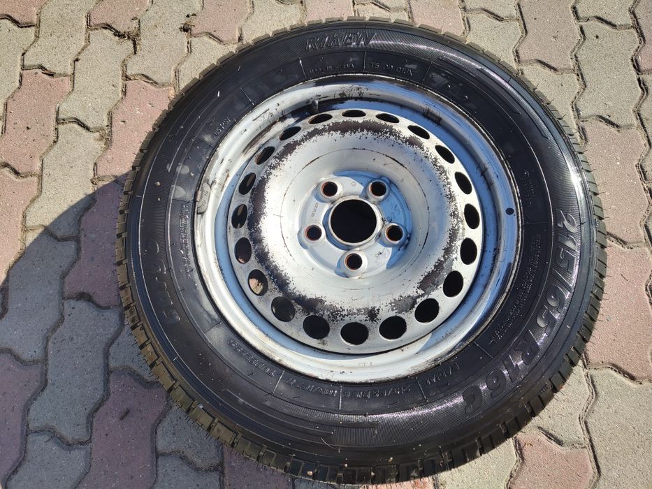 Oryginalne koło zapasowe VW Transporter T5 – 215/65 R16.