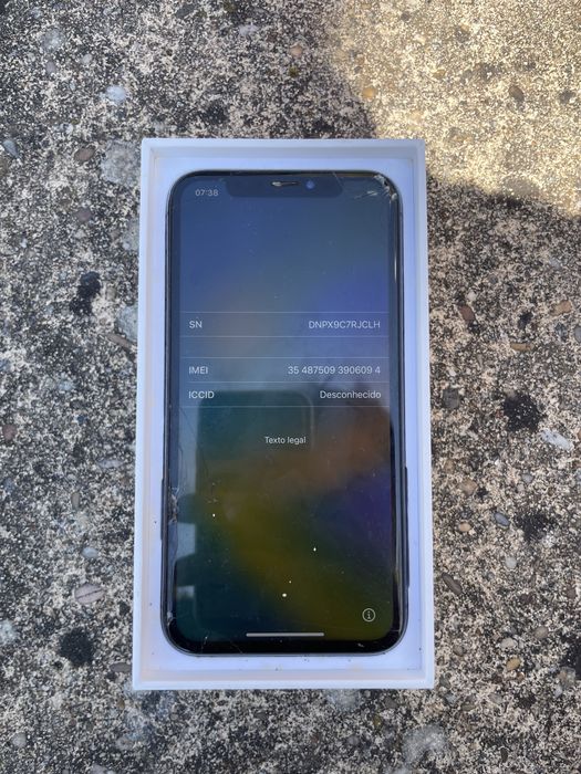 Iphone X com caixa