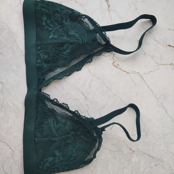 Stanik zielony XS / 34