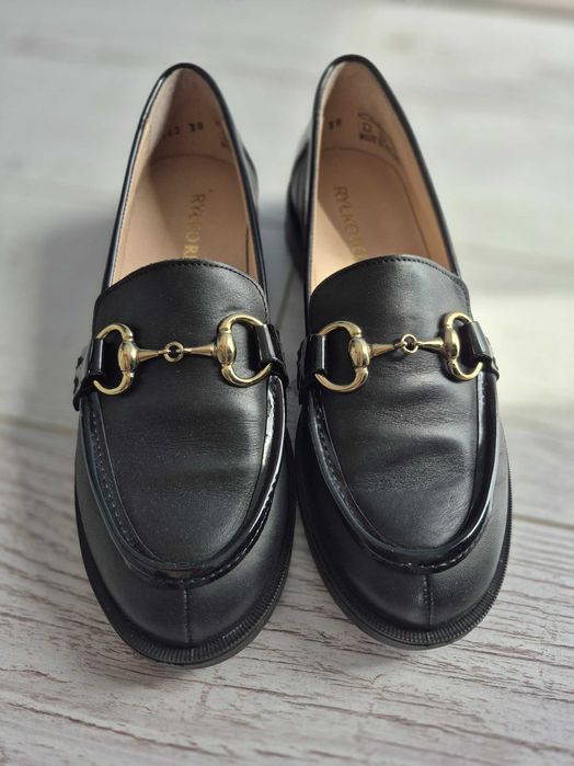 Skórzane mokasyny Ryłko