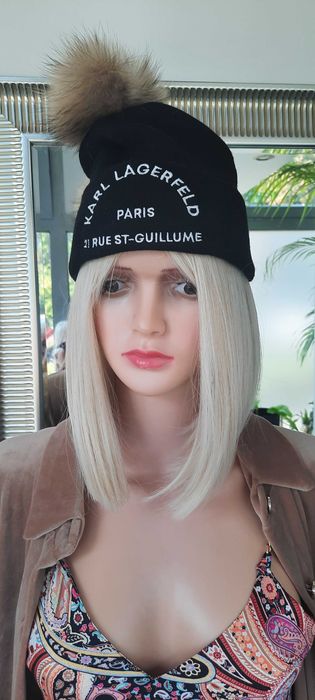 czapka zimowa damska czarna Karl jenot