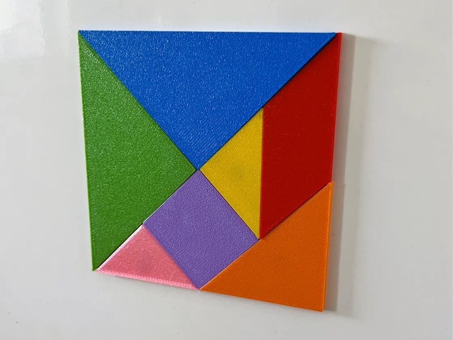 Conjunto de Ímanes Tangram para Frigorífico