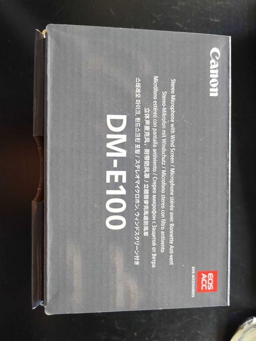 Kit Microfone Canon DM E100 por estrear