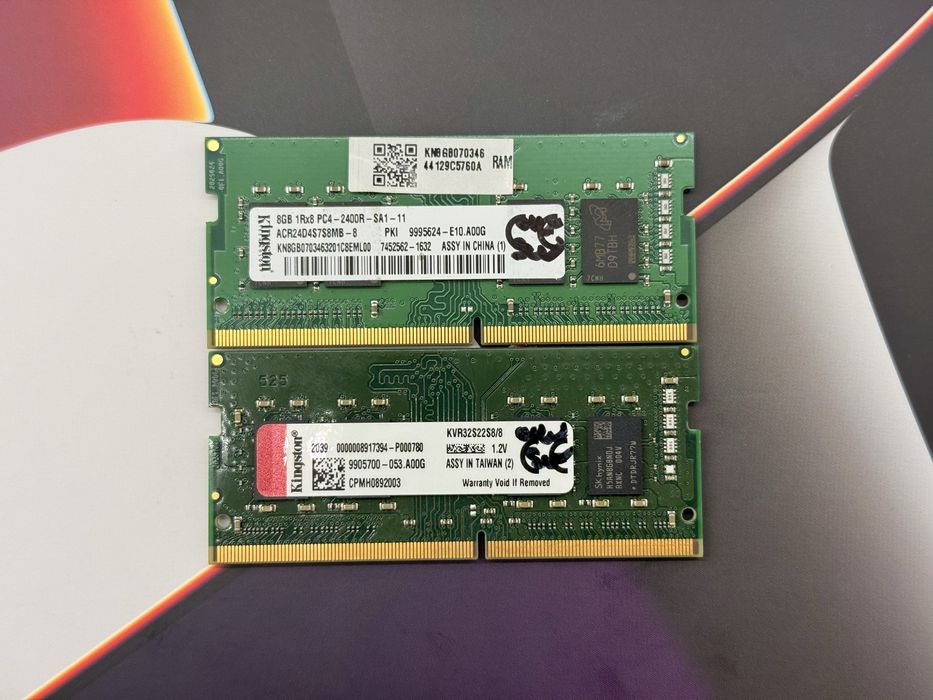 Оперативна пам'ять DDR4 PC4 Sodimm 8GB  2133,2400,2666,3200MHz