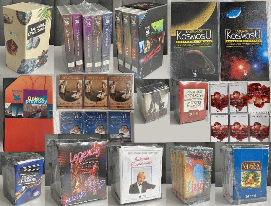 Kasety VHS i CC (Reader's Digest) 60 (15+44) sztuk!
