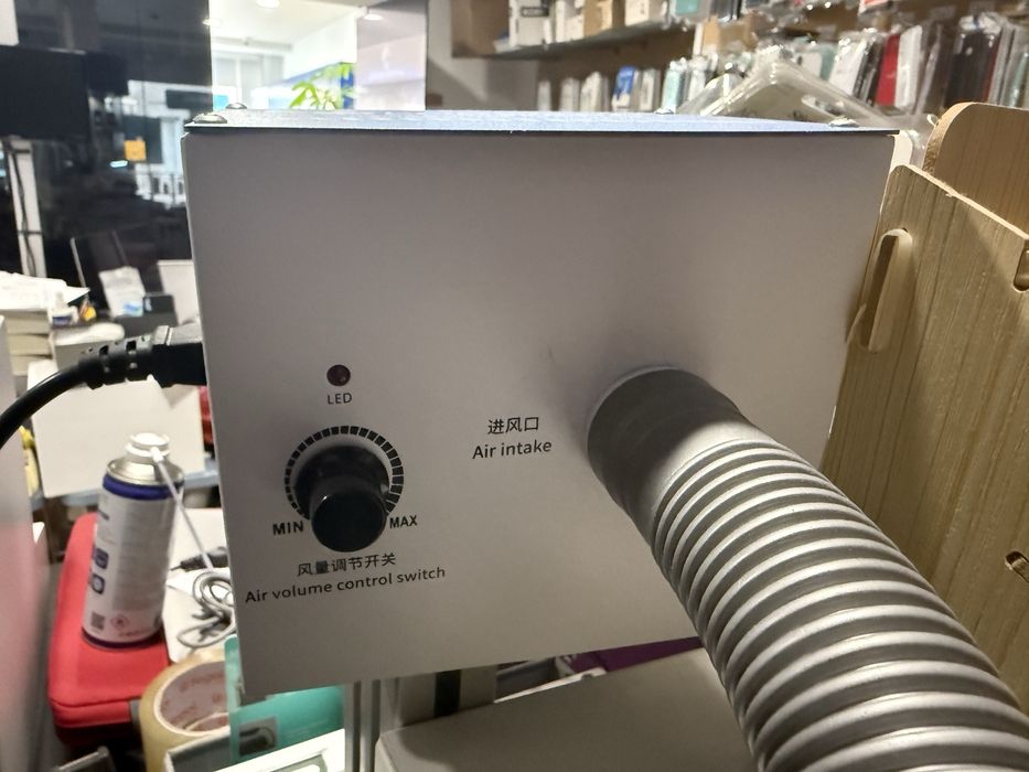 Maquina Laser e fitro de extracao de fumo
