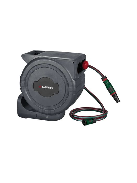 Enrolador mangueira automático com 25M (1/2") parkside
