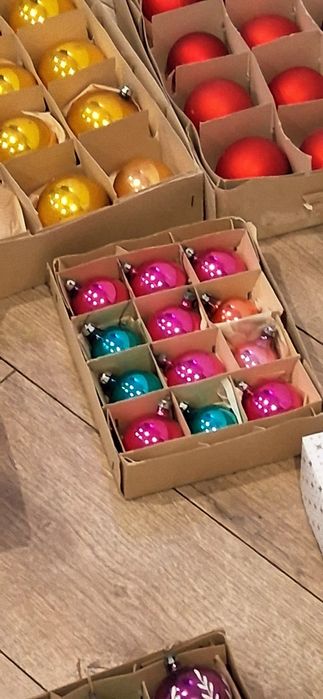 Bombki szklane z czasów prl