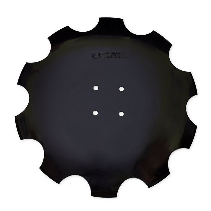 Talerz do talerzówki 510 mm x 3,5 mm, uzębiony, 4 otwory, Z-10, stal-b