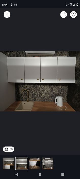 Meble kuchenne w kolorze białym