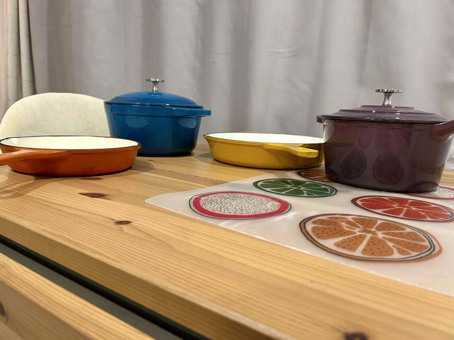 4 panelas de ferro fundido