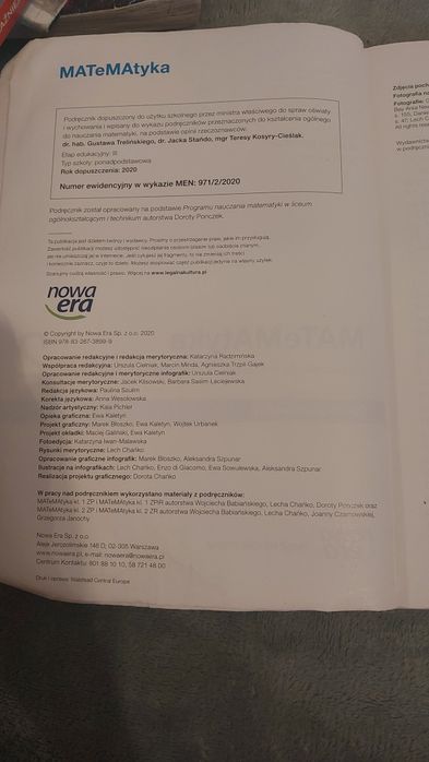 Matematyka 2 nowa era