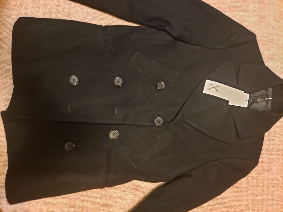 Wełniana kurtka, czarną.