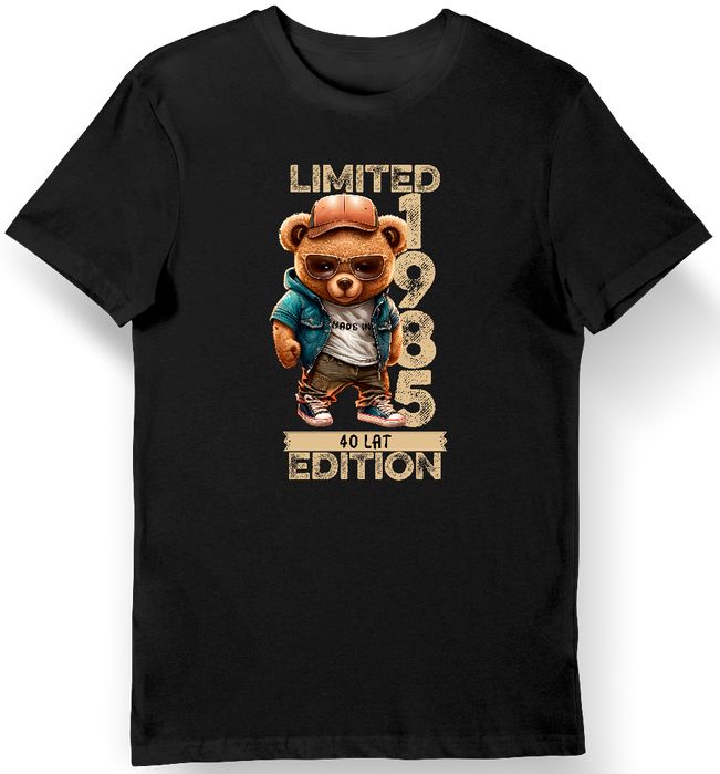 Koszulka na 40 urodziny limited edition 1985 czarna 3XL