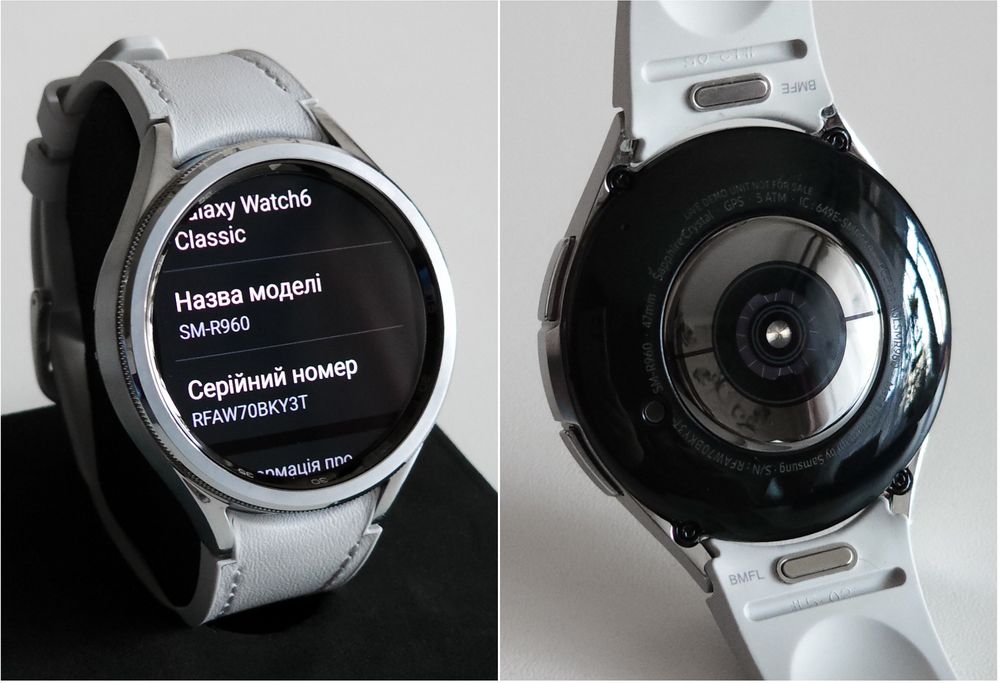 Смарт-годинник Samsung Galaxy Watch 6 Classic 47mm / SM-R960 / Silver