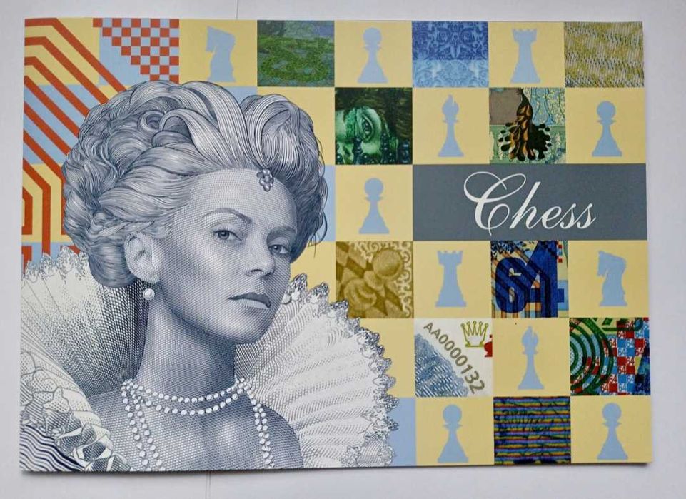 Banknot testowy SZACHY 64, folder angielski