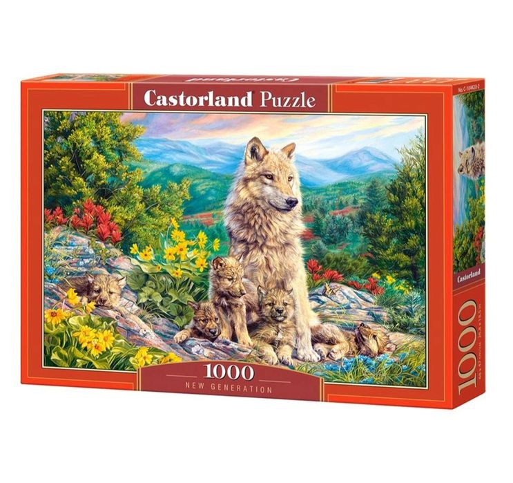 Puzzle 1000 New Generation CASTOR pudełko,355x256 mm
