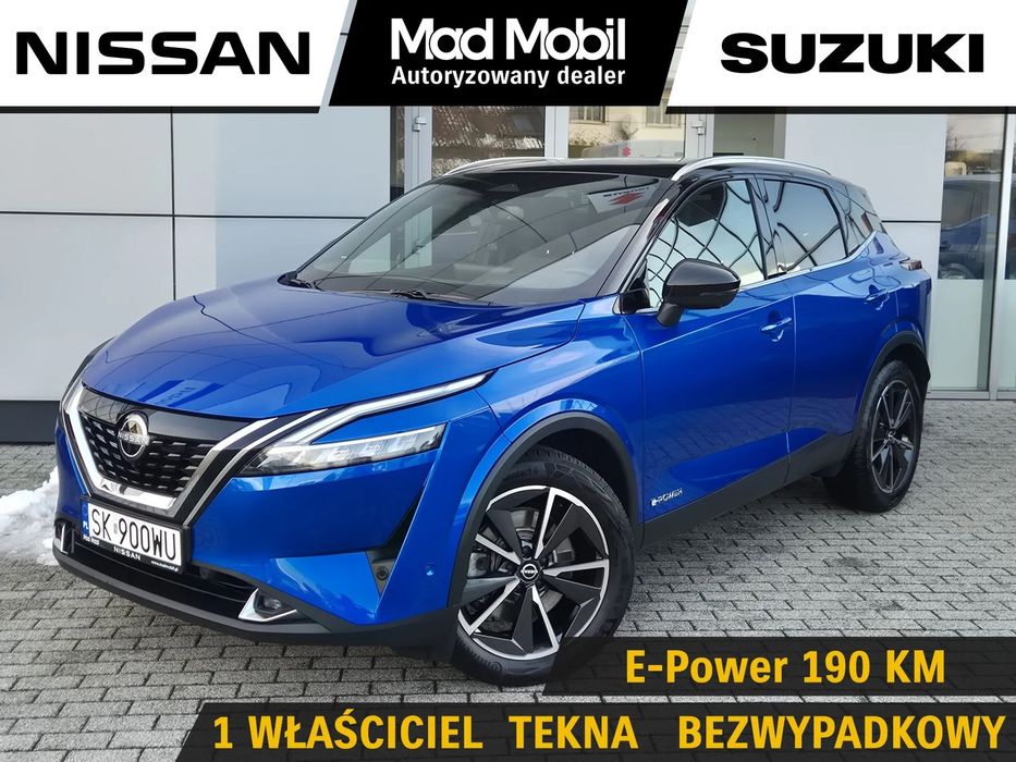 Nissan Qashqai Salon Polska Bezwypadkowy Serwis ASO 1-wszy Właściciel TEKNA Gwarancja